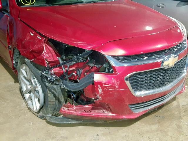1G11C5SLXEF146077 - 2014 CHEVROLET MALIBU 1LT RED photo 9
