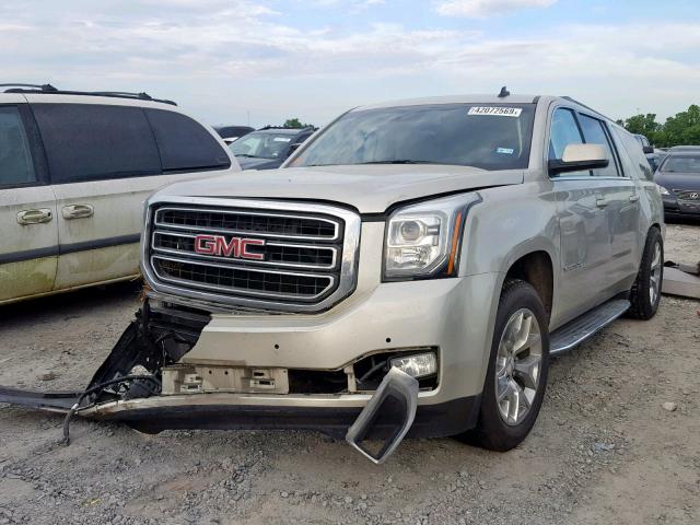 1GKS1GKC3FR256437 - 2015 GMC YUKON XL C BEIGE photo 2