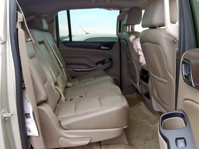 1GKS1GKC3FR256437 - 2015 GMC YUKON XL C BEIGE photo 6