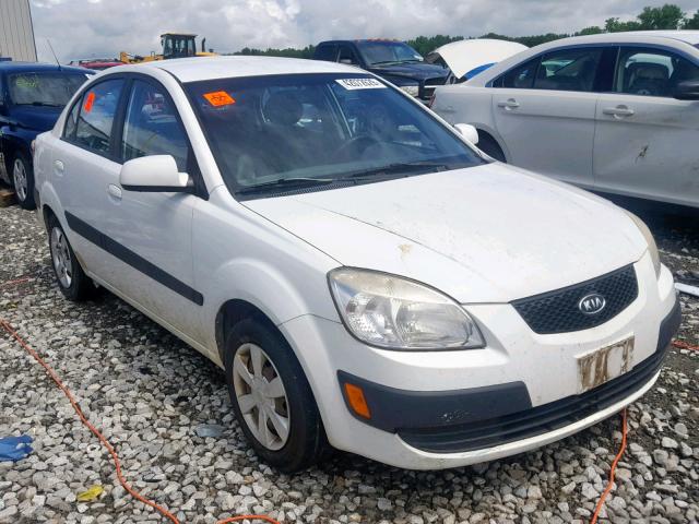 KNADE123266170640 - 2006 KIA RIO WHITE photo 1