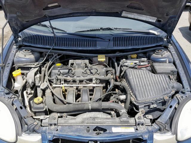 1B3ES26C02D543360 - 2002 DODGE NEON BLUE photo 7