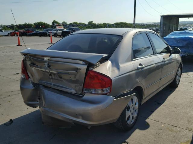 KNAFE121785540626 - 2008 KIA SPECTRA EX GOLD photo 4