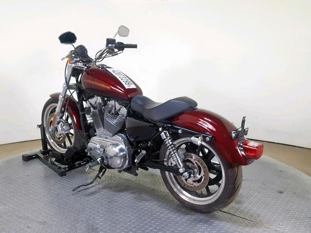 1HD4CR218FC418010 - 2015 HARLEY-DAVIDSON XL883 SUPE MAROON photo 6