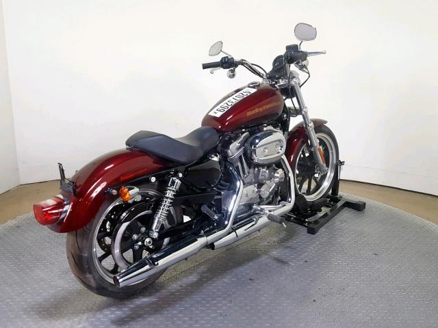 1HD4CR218FC418010 - 2015 HARLEY-DAVIDSON XL883 SUPE MAROON photo 8