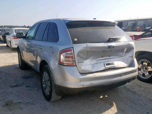 2FMDK3JC1ABB17068 - 2010 FORD EDGE SEL SILVER photo 3