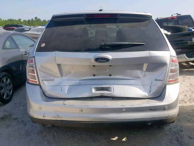 2FMDK3JC1ABB17068 - 2010 FORD EDGE SEL SILVER photo 9