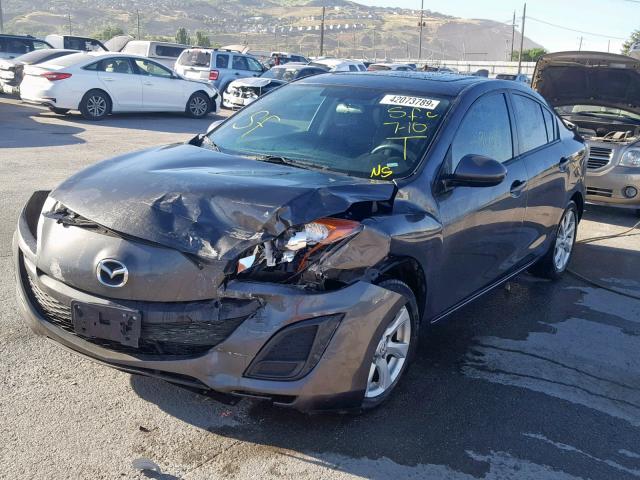 JM1BL1VFXB1412197 - 2011 MAZDA 3 I GRAY photo 2