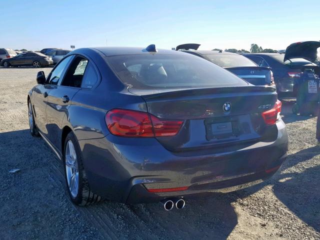 WBA4J1C54JBG78011 - 2018 BMW 430I GRAN GRAY photo 3