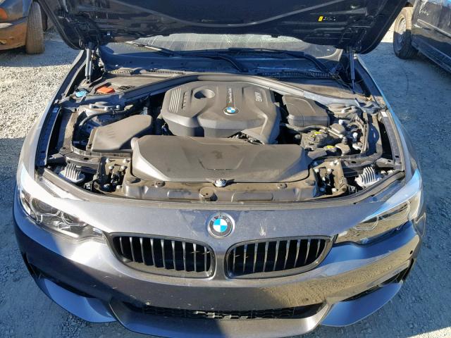 WBA4J1C54JBG78011 - 2018 BMW 430I GRAN GRAY photo 7