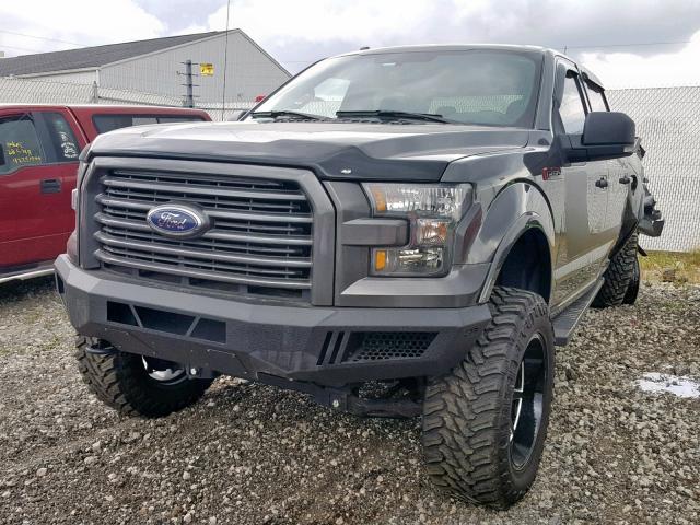 1FTEW1EF6GFC68193 - 2016 FORD F150 SUPER BLACK photo 2