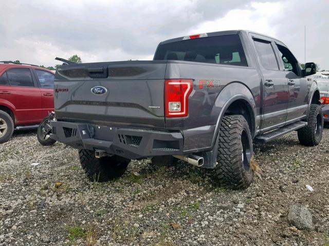 1FTEW1EF6GFC68193 - 2016 FORD F150 SUPER BLACK photo 4