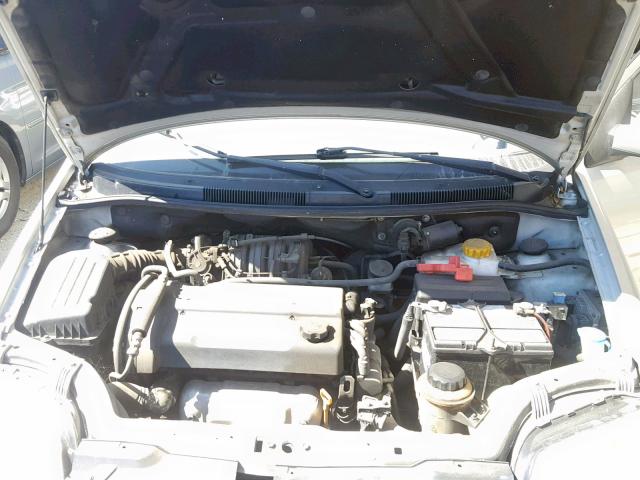 KL1TD62645B317109 - 2005 CHEVROLET AVEO BASE Gümüş foto 7