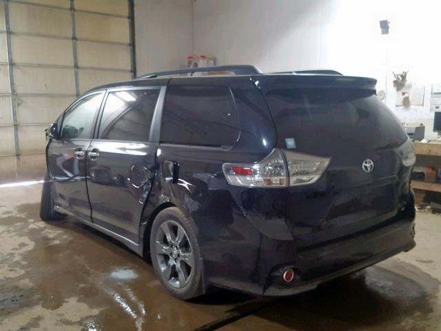 5TDXK3DC1FS567063 - 2015 TOYOTA SIENNA SPO BLACK photo 3