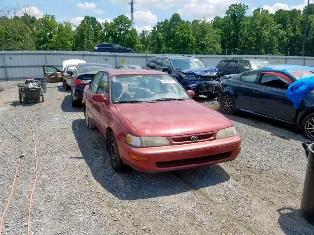 2T1BB02E8TC161735 - 1996 TOYOTA COROLLA DX RED photo 1