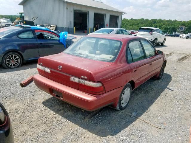 2T1BB02E8TC161735 - 1996 TOYOTA COROLLA DX RED photo 4