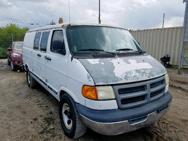 2D7HB11Y93K502232 - 2003 DODGE RAM VAN B1 WHITE photo 1