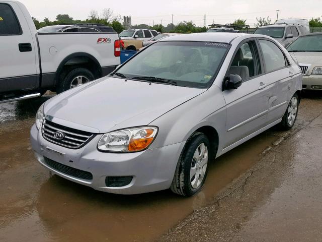 KNAFE121075463063 - 2007 KIA SPECTRA EX SILVER photo 2