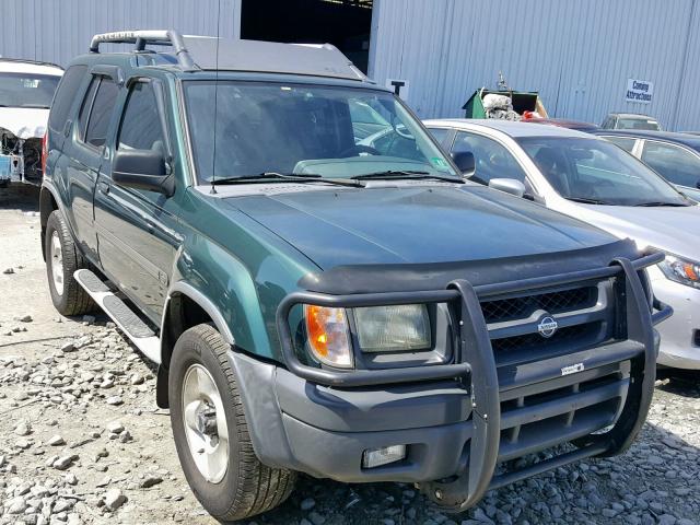 5N1ED28Y71C565597 - 2001 NISSAN XTERRA XE GREEN photo 1