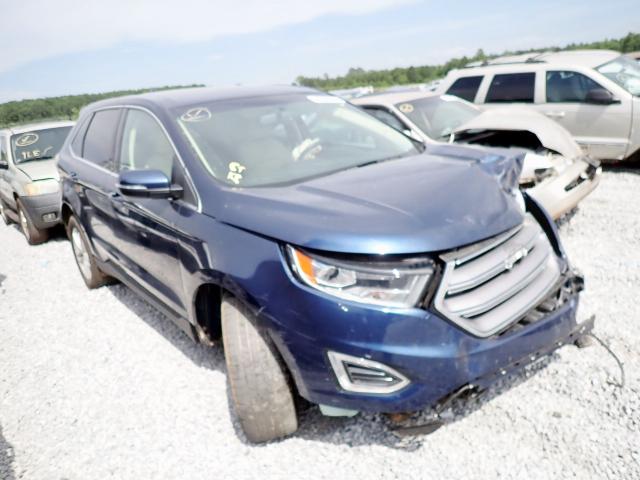 2FMPK4J91HBC59051 - 2017 FORD EDGE SEL BLUE photo 1