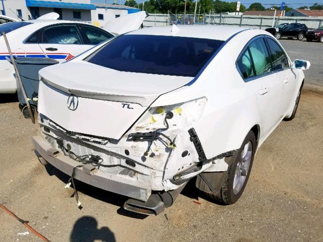 19UUA8F56DA009870 - 2013 ACURA TL TECH WHITE photo 4