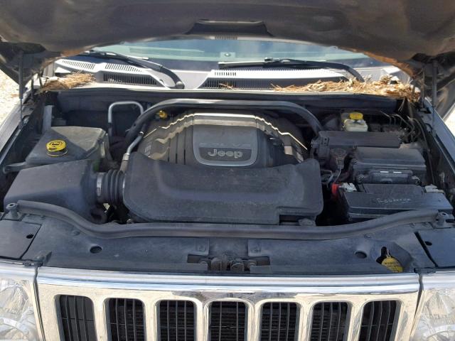 1J8HG58216C293277 - 2006 JEEP COMMANDER BLACK photo 7