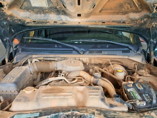 1B7GL22X0YS600206 - 2000 DODGE DAKOTA GREEN photo 7