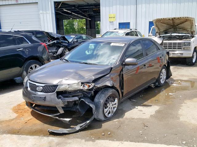 KNAFU4A28C5542506 - 2012 KIA FORTE EX TAN photo 2