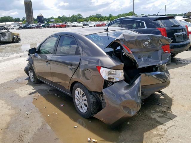 KNAFU4A28C5542506 - 2012 KIA FORTE EX TAN photo 3