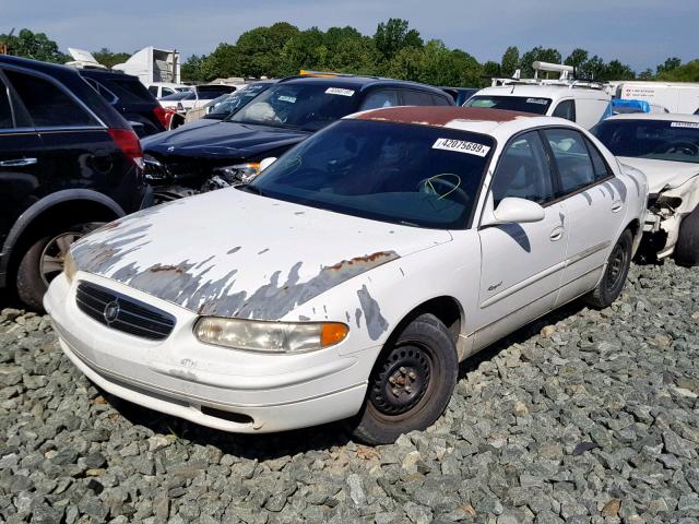 2G4WB52K2X1419266 - 1999 BUICK REGAL LS WHITE photo 2