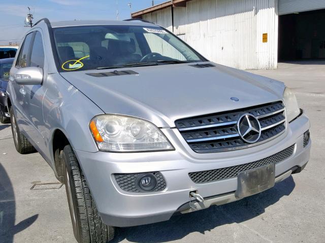 4JGBB86E67A200255 - 2007 MERCEDES-BENZ ML 350 SILVER photo 1