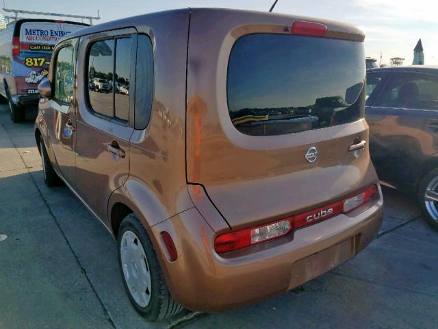 JN8AZ2KR8CT251261 - 2012 NISSAN CUBE BASE BROWN photo 3