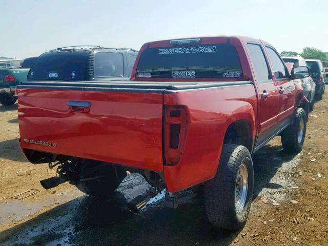 1GCHTCFEXC8105472 - 2012 CHEVROLET COLORADO L RED photo 4
