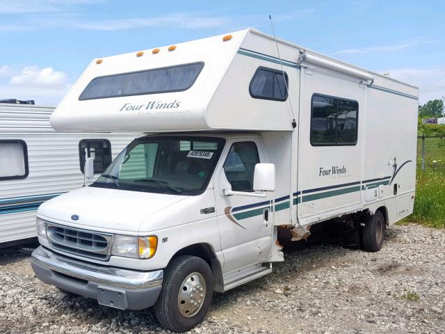 1FDXE45S41HA37925 - 2001 FORD E450 RV WHITE photo 2