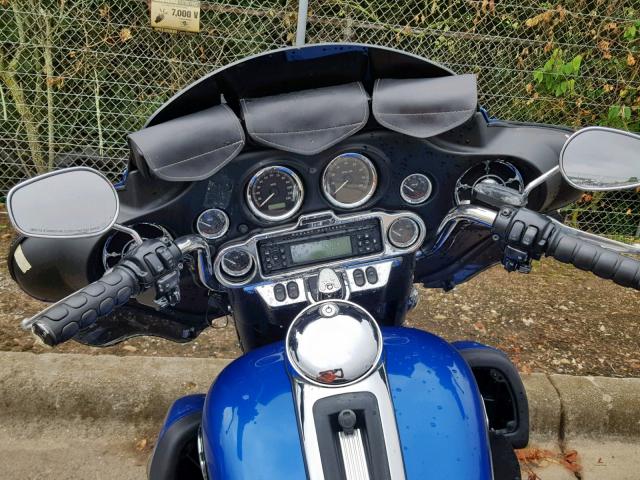1HD1FC41X8Y635441 - 2008 HARLEY-DAVIDSON FLHTCUI BLUE photo 10
