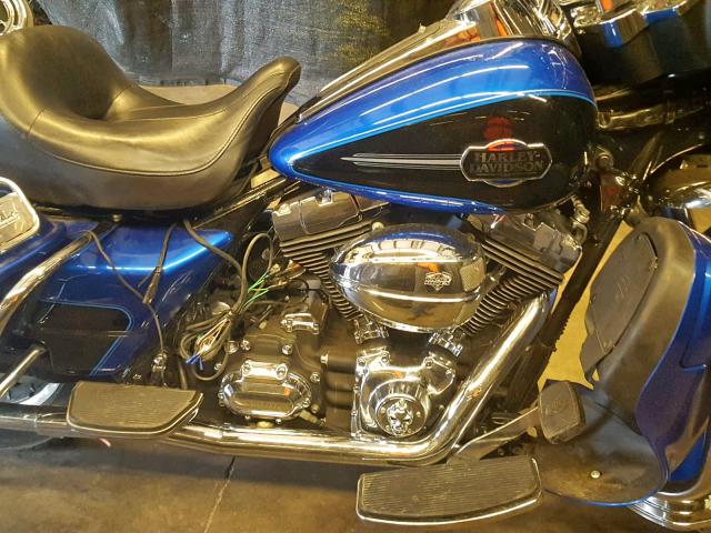 1HD1FC41X8Y635441 - 2008 HARLEY-DAVIDSON FLHTCUI BLUE photo 7