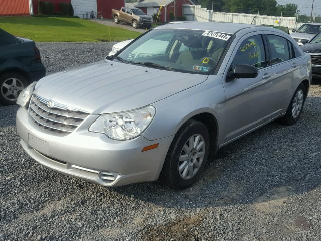 1C3LC46J98N297624 - 2008 CHRYSLER SEBRING LX SILVER photo 2