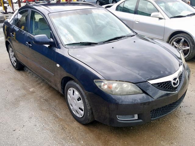 JM1BK12F371648088 - 2007 MAZDA 3 I BLACK photo 1