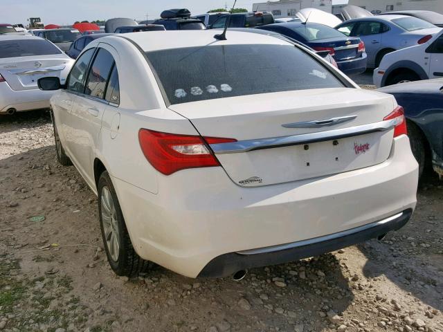 1C3BC1FG0BN522437 - 2011 CHRYSLER 200 TOURIN WHITE photo 3