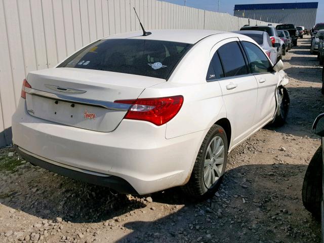 1C3BC1FG0BN522437 - 2011 CHRYSLER 200 TOURIN WHITE photo 4