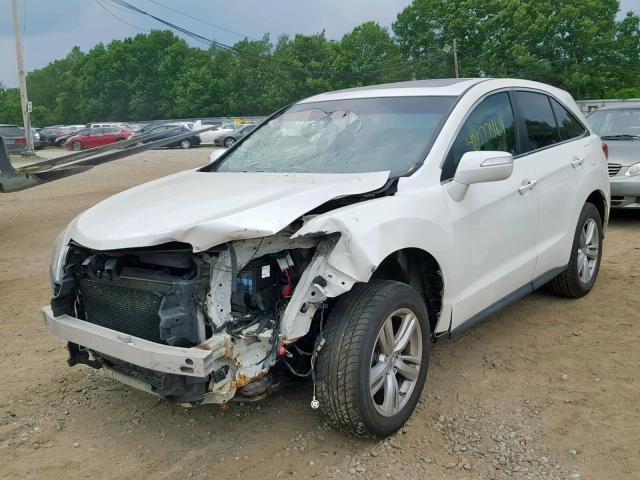 5J8TB4H5XDL003847 - 2013 ACURA RDX TECHNO WHITE photo 2