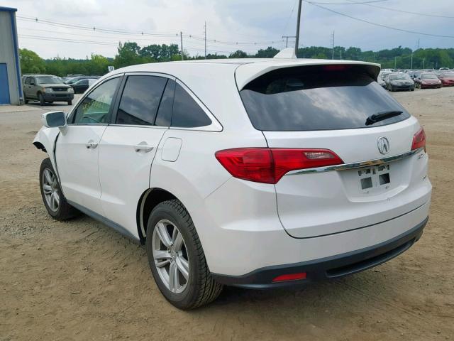 5J8TB4H5XDL003847 - 2013 ACURA RDX TECHNO WHITE photo 3