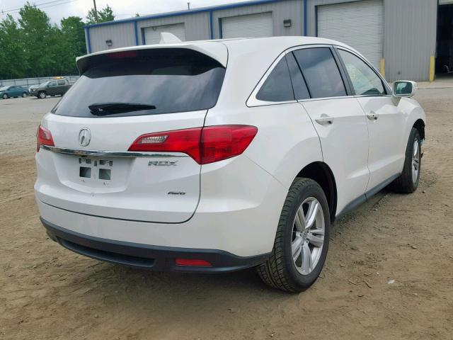 5J8TB4H5XDL003847 - 2013 ACURA RDX TECHNO WHITE photo 4