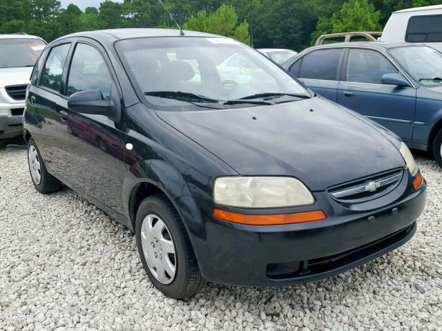 KL1TD62655B495272 - 2005 CHEVROLET AVEO BASE Қара фото 1