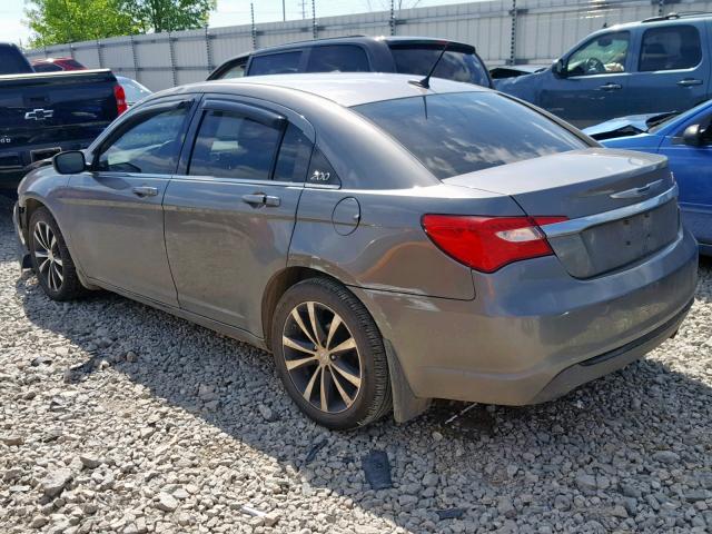 1C3CCBBB4DN574063 - 2013 CHRYSLER 200 GRAY photo 3