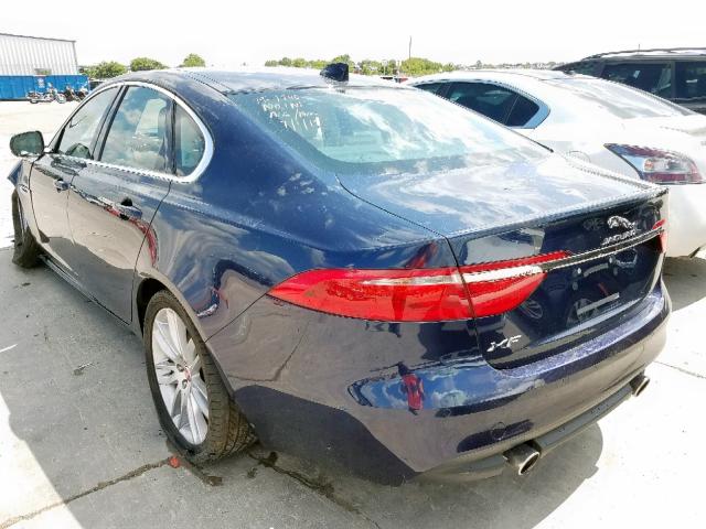 SAJBE4BV4GCY06329 - 2016 JAGUAR XF PRESTIG BLUE photo 3