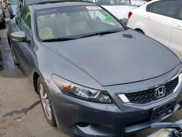 1HGCS12828A007393 - 2008 HONDA ACCORD EXL CHARCOAL photo 1