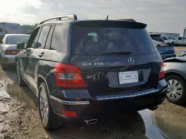 WDCGG8HBXCF882756 - 2012 MERCEDES-BENZ GLK 350 4M BLACK photo 3