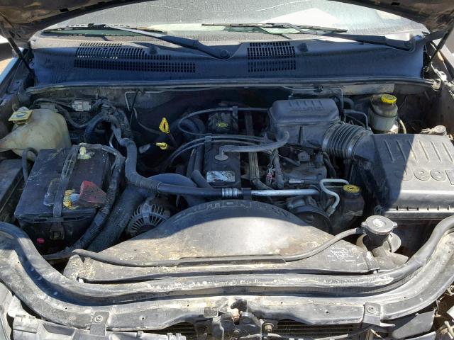 1J4GX48S94C385211 - 2004 JEEP GRAND CHER GRAY photo 7