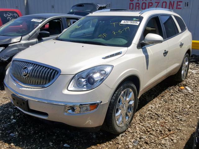 5GAKVDED7CJ252194 - 2012 BUICK ENCLAVE CREAM photo 2