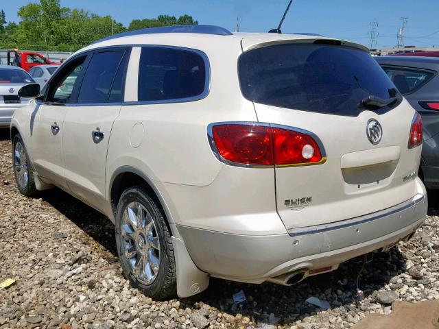 5GAKVDED7CJ252194 - 2012 BUICK ENCLAVE CREAM photo 3